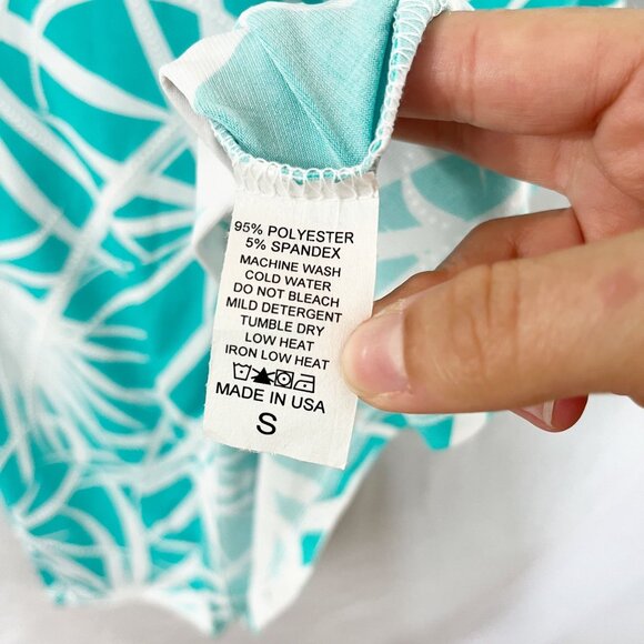 NEW Fashque Studio Sweetheart Neck Dress Tropical Made in USA - Size Small - Picture 5 of 8